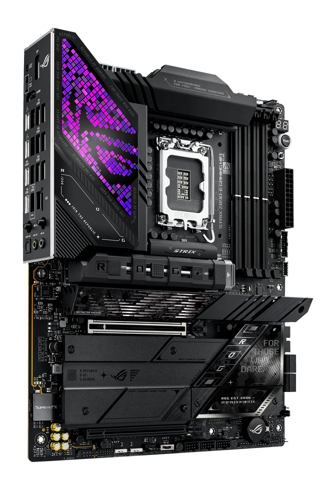 ASUS ROG Strix Z890-E Gaming WiFi Mainboard, Sockel LGA 1851, Intel Z890, ATX, DDR5 image number 1