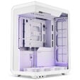 Ssupd Xhuttle PC case, mid tower, ATX, RGB, tempered glass - white image number null