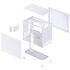 Jonsbo D32 STD Mesh PC-Gehäuse, Mini-Gehäuse, mATX - weiß image number null