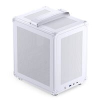 Jonsbo C6-ITX PC-Geh&auml;use, Mini-Tower, ITX, mit Tragegriff - wei&szlig;