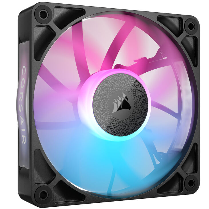 Corsair iCUE LINK RX120 RGB Series, PWM Lüfter 3er Pack - 120 mm, schwarz image number 1