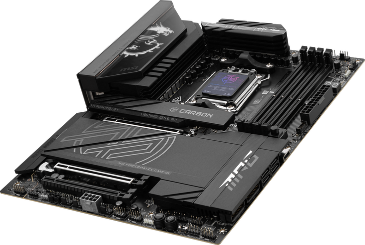 MSI MPG X870E Carbon WiFi motherboard, Socket AM5, AMD X870E, ATX, DDR5 image number 7