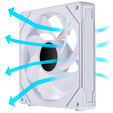 Lian Li UNI FAN SL-INF 140 ARGB Reverse Blade PWM L&uuml;fter - 140mm, wei&szlig; image number null
