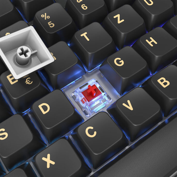 Montech MKey Darkness Gaming Keyboard - Gateron Red Pro 2.0 image number 4