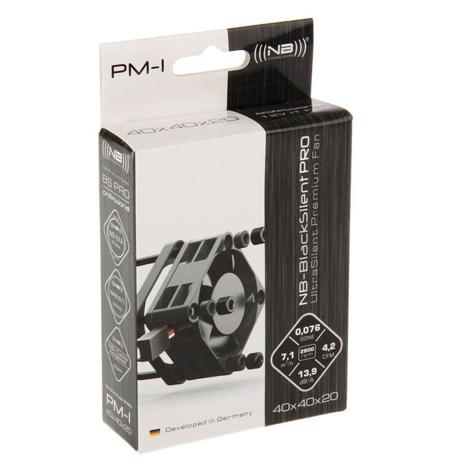 Noiseblocker BlackSilent Pro Fan PM1 - 40mm image number 3