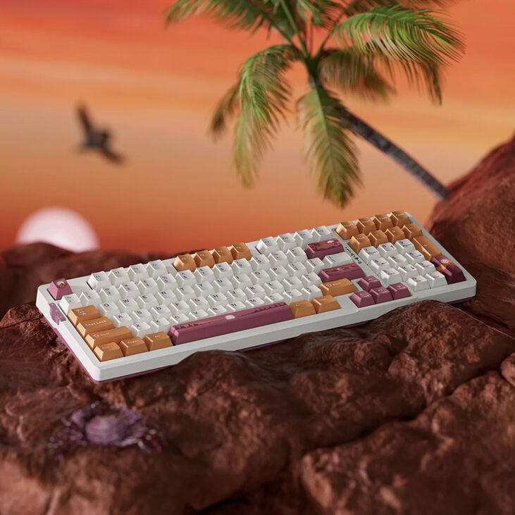 VGN V98Pro V2 Gaming Tastatur, Berry Ice Cream - Twilight (US) image number 3