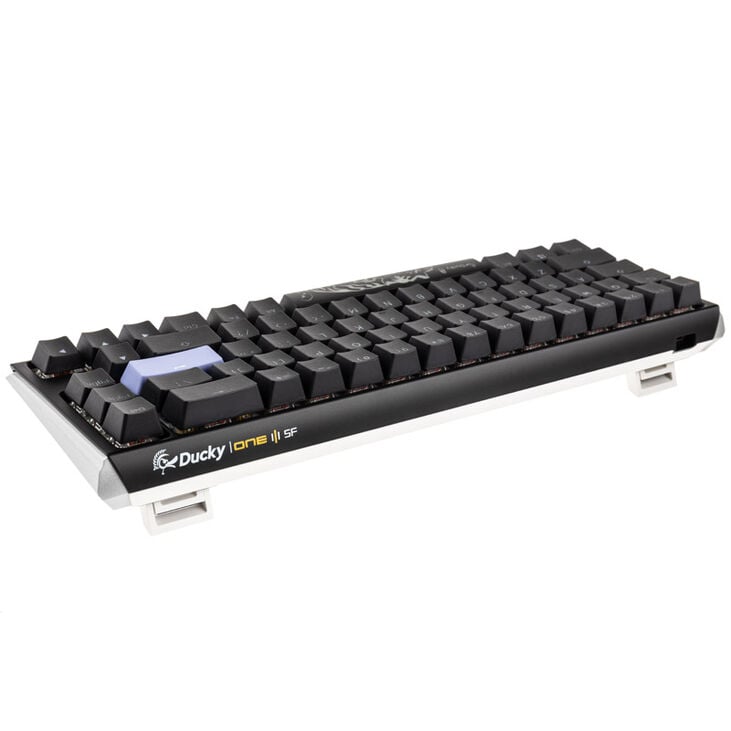 Ducky One 3 Classic Black/White SF Gaming Keyboard, RGB LED - MX-Speed-Silver (US) image number 2