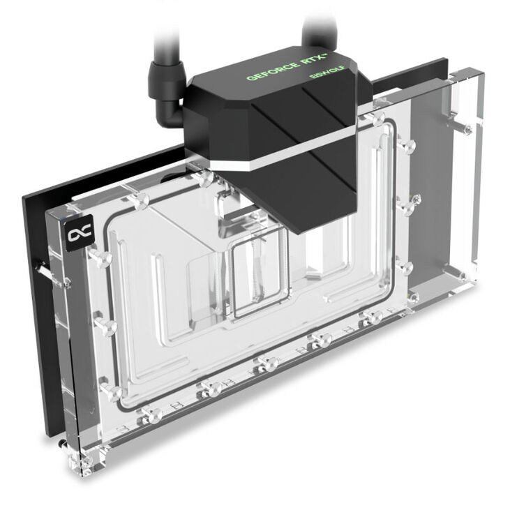 Alphacool Eiswolf AIO 360 mm RTX 4080 Suprim with Backplate