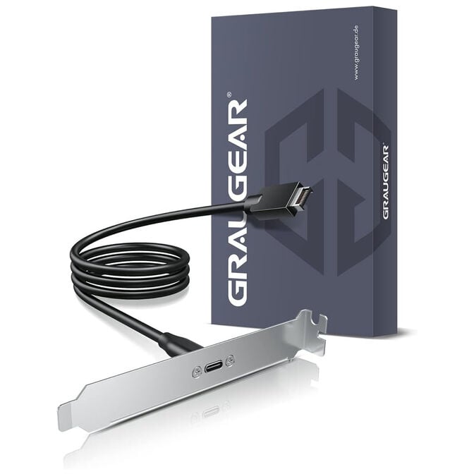 GRAUGEAR G-ETC-20G-B High-Speed USB-C Port zum Nachr&uuml;sten image number 3