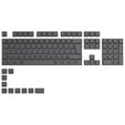 Glorious GMMK Pro Black Phantom Gaming Keyboard, GPBT Keycaps, Gateron Clear Switches - incl. Coiled Cable image number null