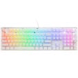 Ducky One 3 Aura White Gaming Tastatur, RGB LED - Gateron Baby Kangaroo (US) image number null