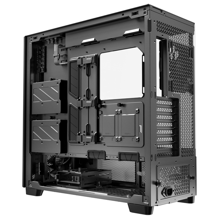 Antec Flux Pro PC case, full tower, E-ATX, tempered glass – black image number 4