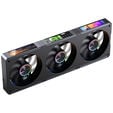 Jonsbo TF3-360SCB AiO Wasserk&uuml;hlung, ARGB, 3,5&rdquo; + 3x 3,38&rdquo; LCD - 360mm, schwarz image number null