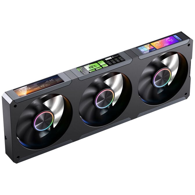 Jonsbo TF3-360SCB AiO Wasserk&uuml;hlung, ARGB, 3,5&rdquo; + 3x 3,38&rdquo; LCD - 360mm, schwarz image number 4