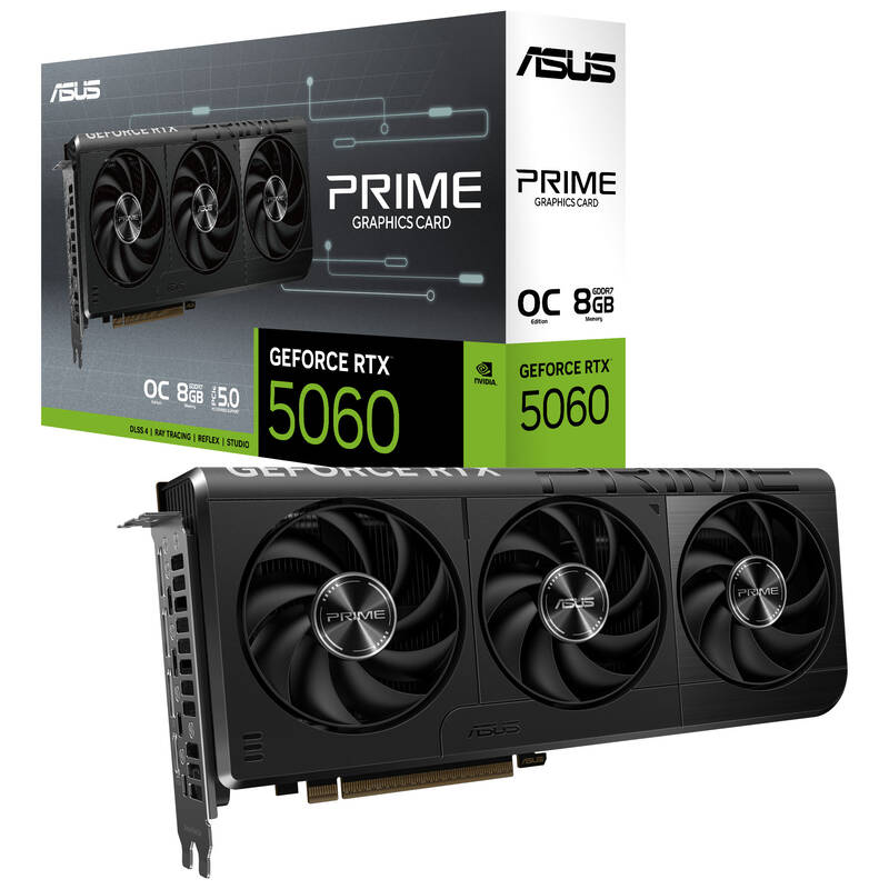 ASUS Prime GeForce RTX 5060 8GB GDDR7 OC Edition