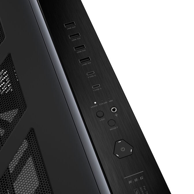 ASUS ROG Cronox GR801 PC-Geh&auml;use, Big-Tower, E-ATX, ARGB, Tempered Glass - schwarz image number 11
