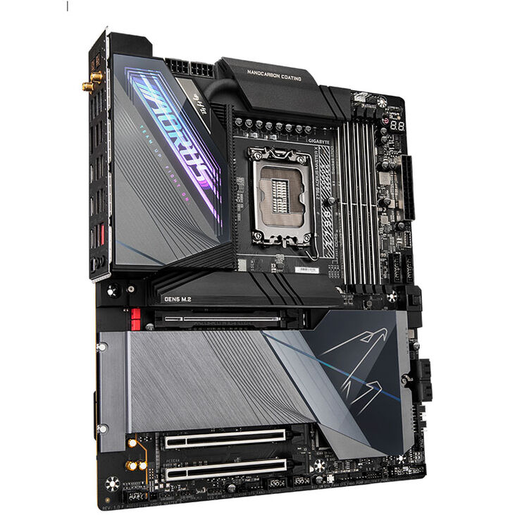 GIGABYTE Z790 Aorus Master X Mainboard, Sockel 1700, Intel Z790, E-ATX, DDR5 image number 1
