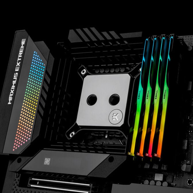 EK Water Blocks EK-Quantum Magnitude - 1700 Nickel + Satin Titanium image number 2