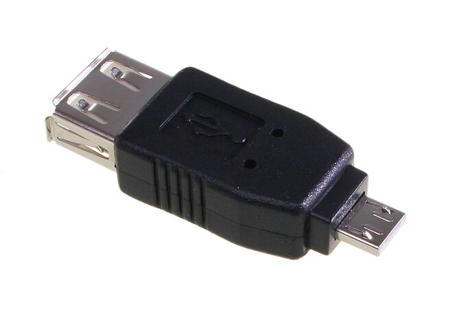 InLine Micro-USB Adapter Micro-A Stecker an USB-A Buchse image number 0