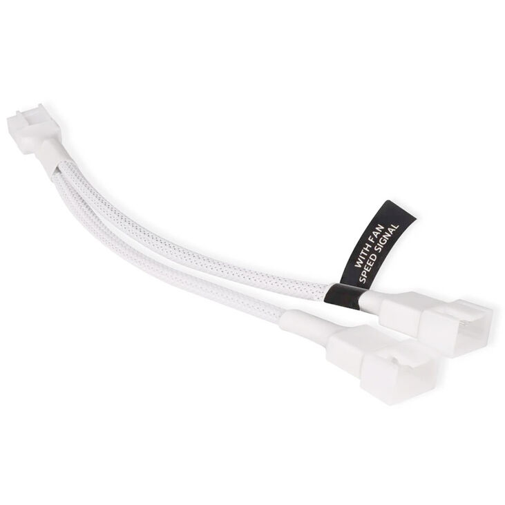 Alphacool Y-Splitter 4-Pin auf 2x 4-Pin PWM 15cm - weiß image number 0