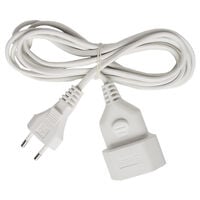 Brennenstuhl Plastic Extension Cable, 3m - white