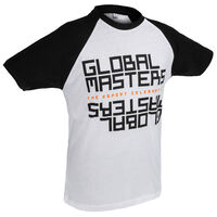 Global Masters T-Shirt GM Text - weiß (M)