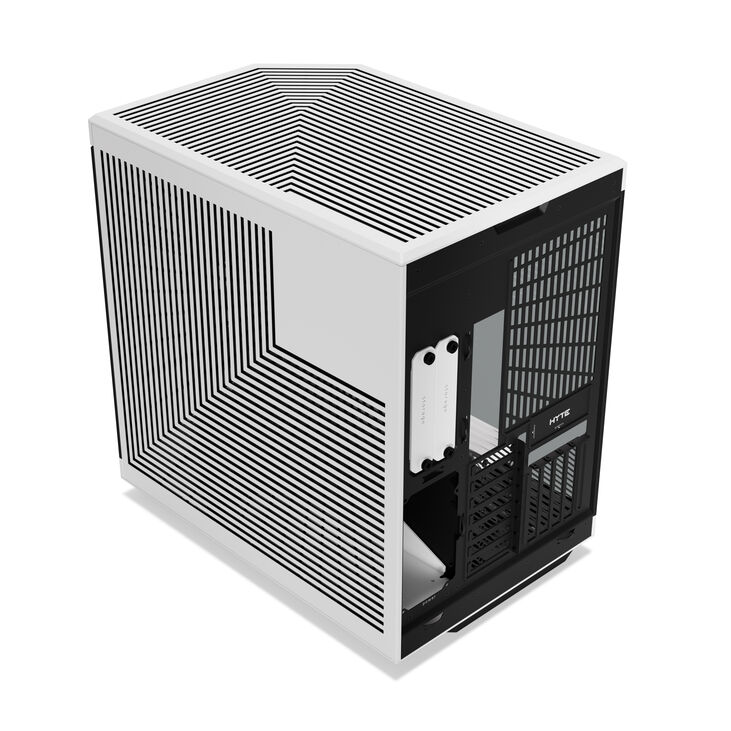 Hyte Y70  PC Case, Mid Tower, ATX, Tempered Glass - Black / White image number 4