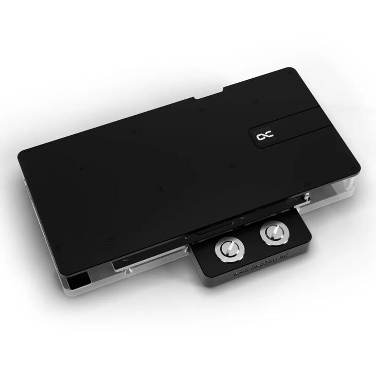 Alphacool Core RX 9070 Nitro+ GPU water block, ARGB, with backplate - acrylic image number 2