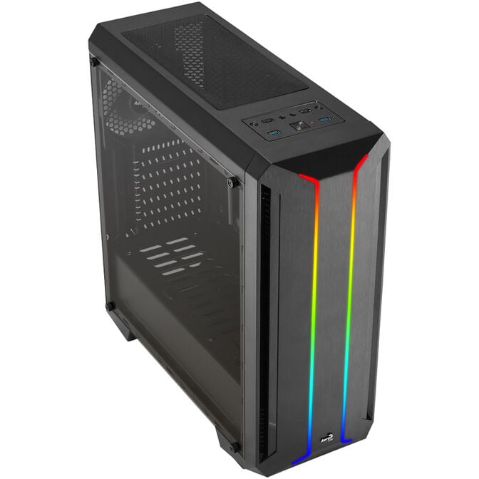 Aerocool Skyline ARGB V1 Midi-Tower, Acryglas - schwarz image number 1