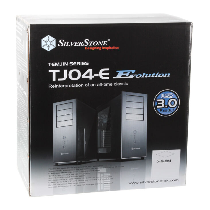 SilverStone SST-TJ04B-E TemJin Midi-Tower - schwarz image number 8