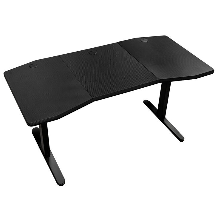 Nitro Concepts Gaming Desk D16M Carbon Red 1600x800 image number 3