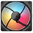 CORSAIR iCUE LINK RX140 RGB PWM-L&uuml;fter, 140 mm, 1.700 U/min &ndash; Schwarz image number null