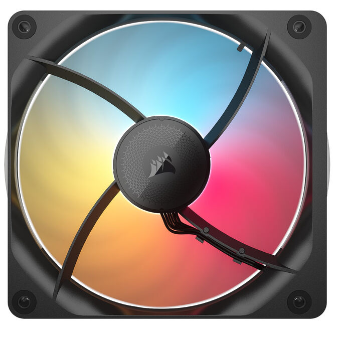 CORSAIR iCUE LINK RX140 RGB PWM-L&uuml;fter, 140 mm, 1.700 U/min &ndash; Schwarz image number 1