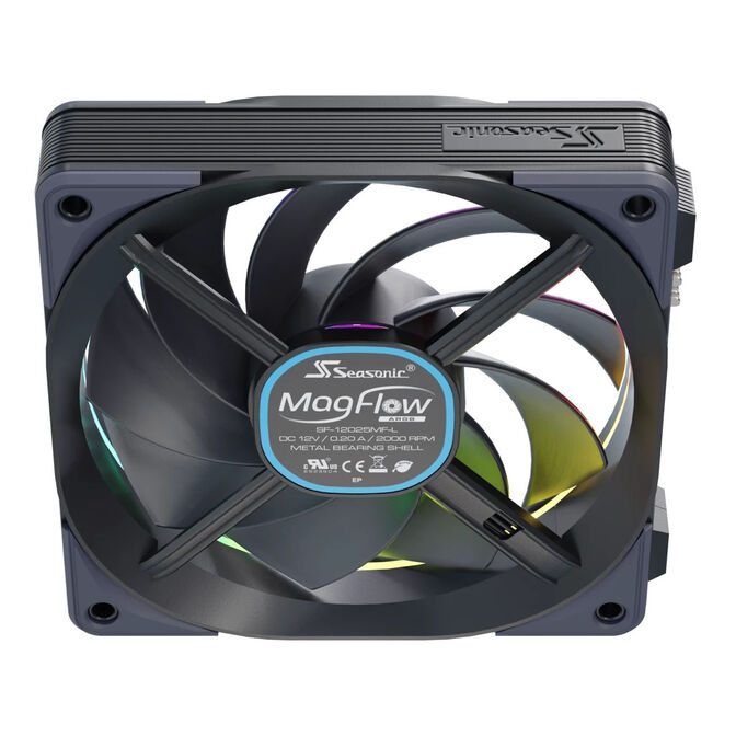 Seasonic MagFlow 1225 ARGB PWM Fan - 120mm image number 7