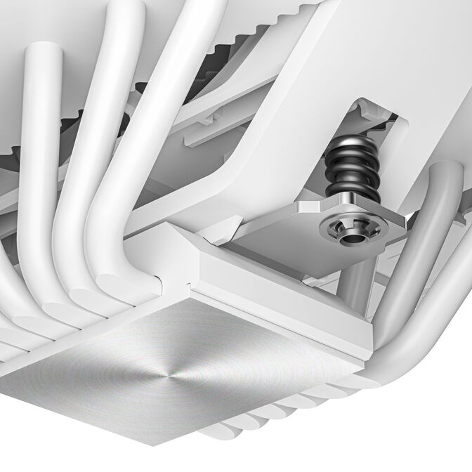 Sudokoo SK620V CPU Cooler, Dual Tower - 2x 120mm, white image number 7