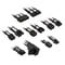 Kolink Core Pro Braided Cable Extension Kit 12V-2x6 Type 1 - Jet Black/Brilliant White