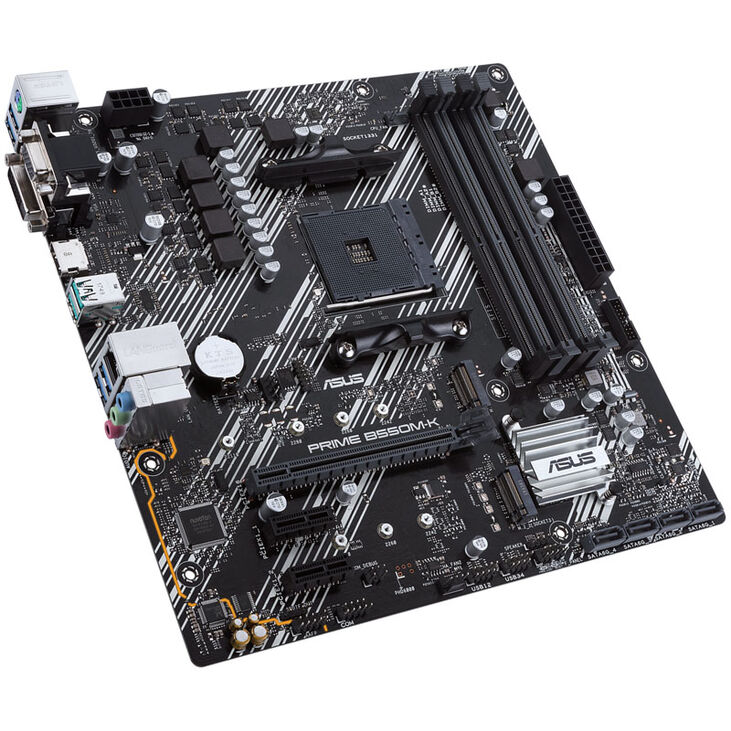 ASUS Prime B550M-K, AMD B550 Mainboard - Sockel AM4 image number 1