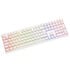 Ducky Zero 6108 Pure White Kabellose Gaming Tastatur, RGB - Cherry MX2A Blue, ISO (DE) image number null