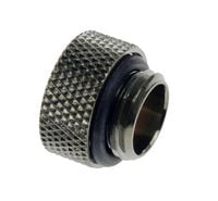 Bitspower Adapter G1/4 Zoll AG auf G1/4 Zoll IG - schwarz gl&auml;nzend