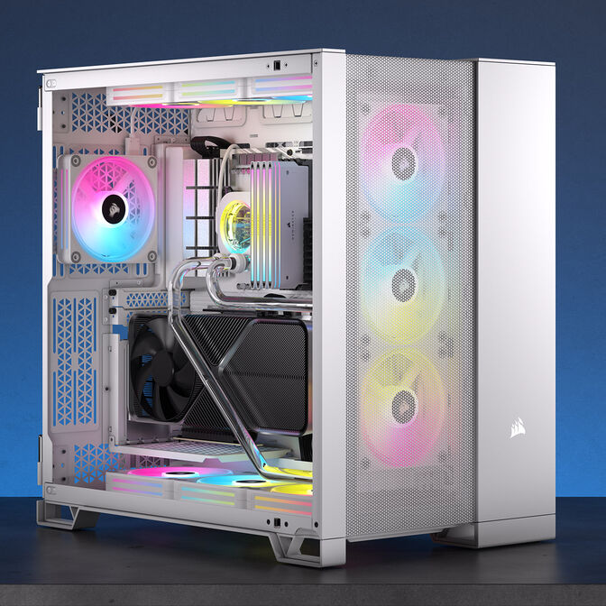 Corsair Hydro X iCUE Link XH405i RGB Elite - wei&szlig; image number 1