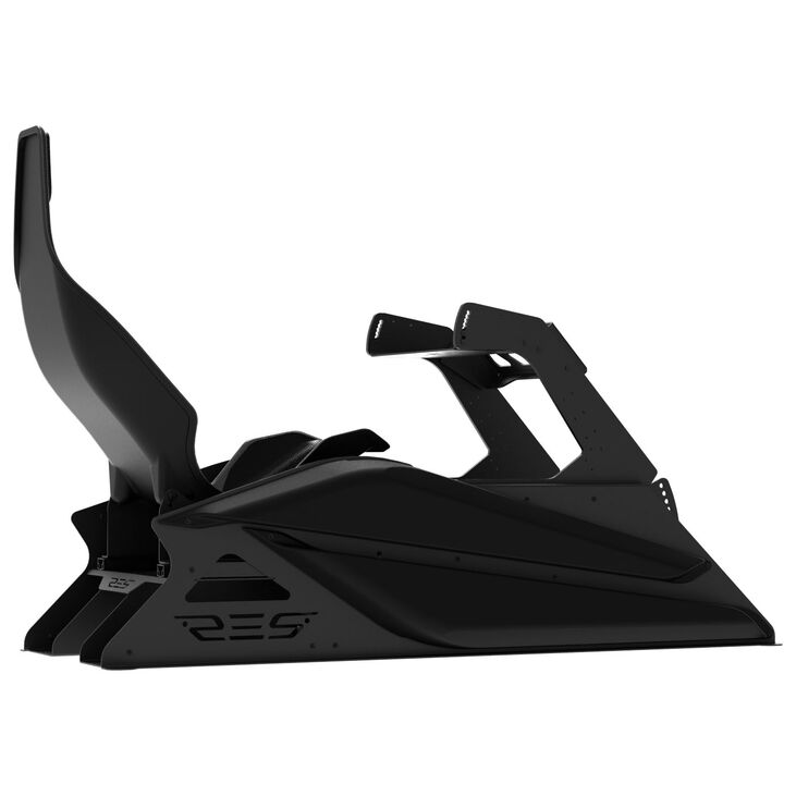 Res-Tech GT Cockpit Simracing Rig - Shiny Black image number 1