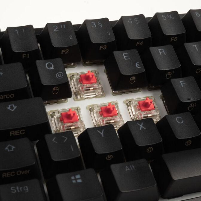 Ducky One 2 Mini Gaming Tastatur, MX-Silent-Red, RGB-LED, schwarz image number 6