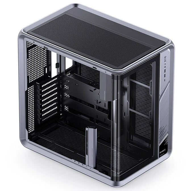 Jonsplus BO400CG PC Case, Mid Tower, ATX, Tempered Glass - Gunmetal Grey image number 1