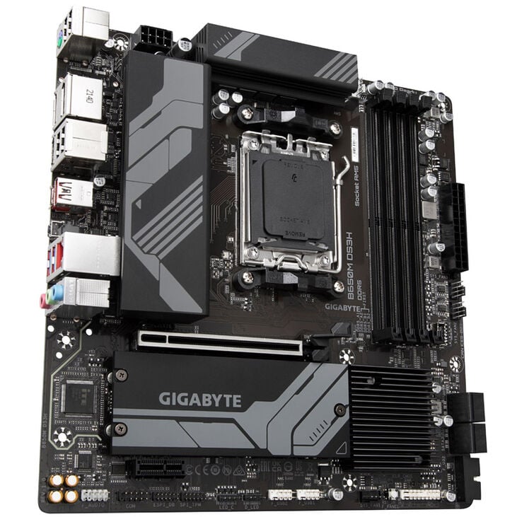 GIGABYTE B650M DS3H, Sockel AM5, AMD B650M, Micro-ATX - DDR5 image number 1