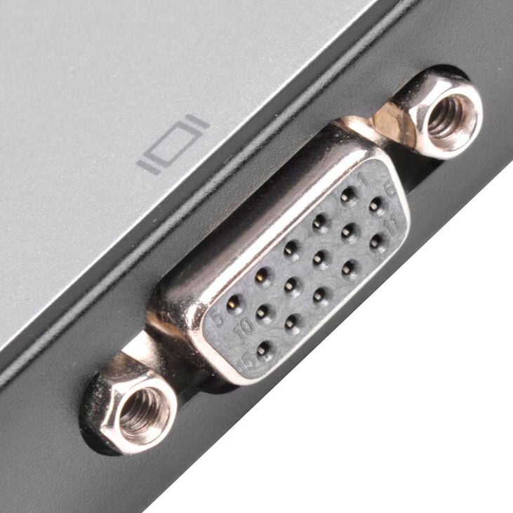 SilverStone SST-EP06C - USB 3.1 Type-C to VGA/USB Type C/USB Type A Adapter Hub image number 5