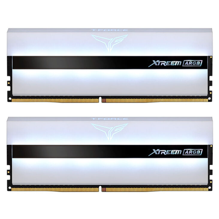 Team Group T-Force Xtreem ARGB, DDR4-3200, CL14 - 16 GB Dual Kit, weiß image number 1