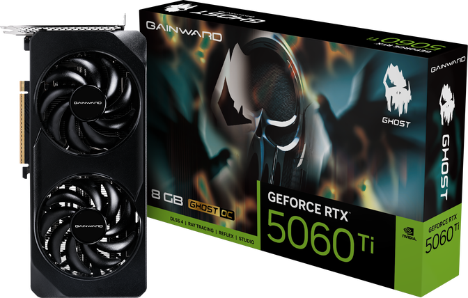 Gainward GeForce RTX 5060 Ti Ghost OC, 8192 MB GDDR7 image number 0
