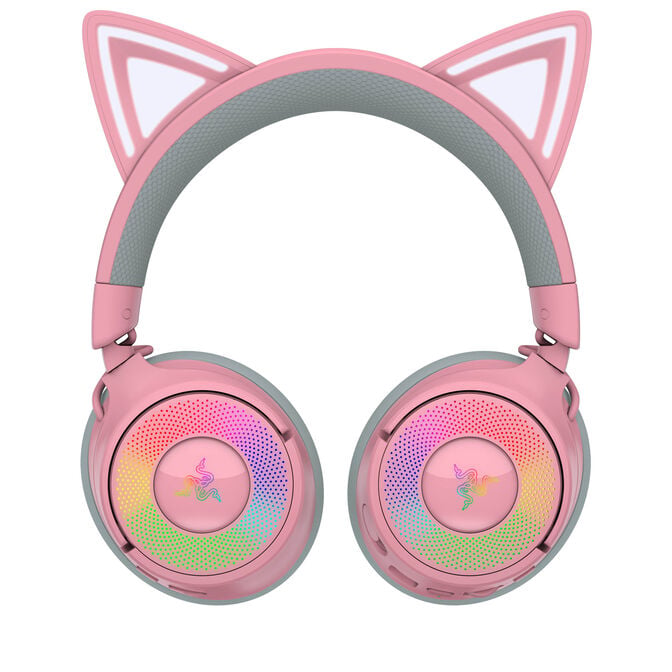 Razer Kraken Kitty V3 Pro wireless gaming headset, Chroma RGB - quartz image number 4
