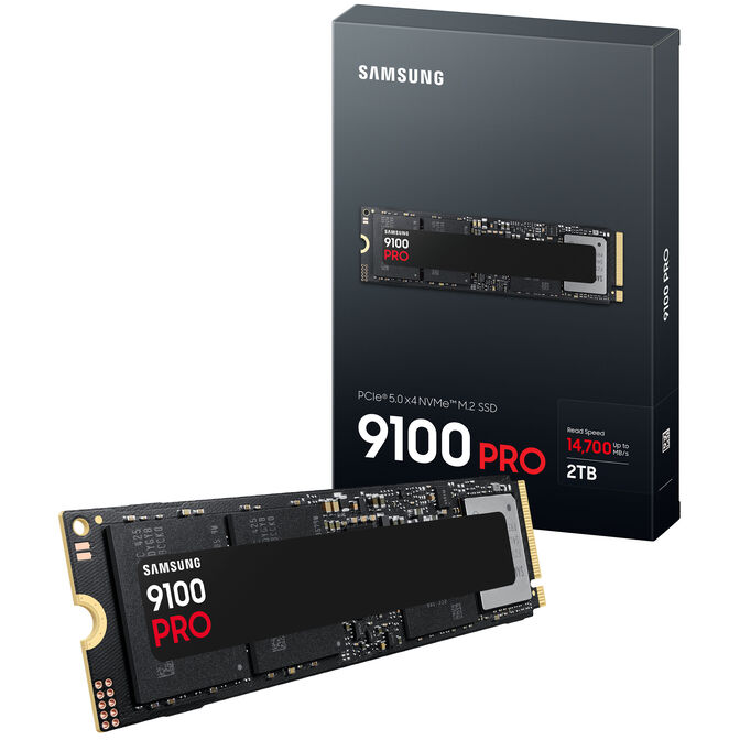 Samsung 9100 PRO Series NVMe SSD, PCIe 5.0 M.2 Type 2280 - 2TB image number 0