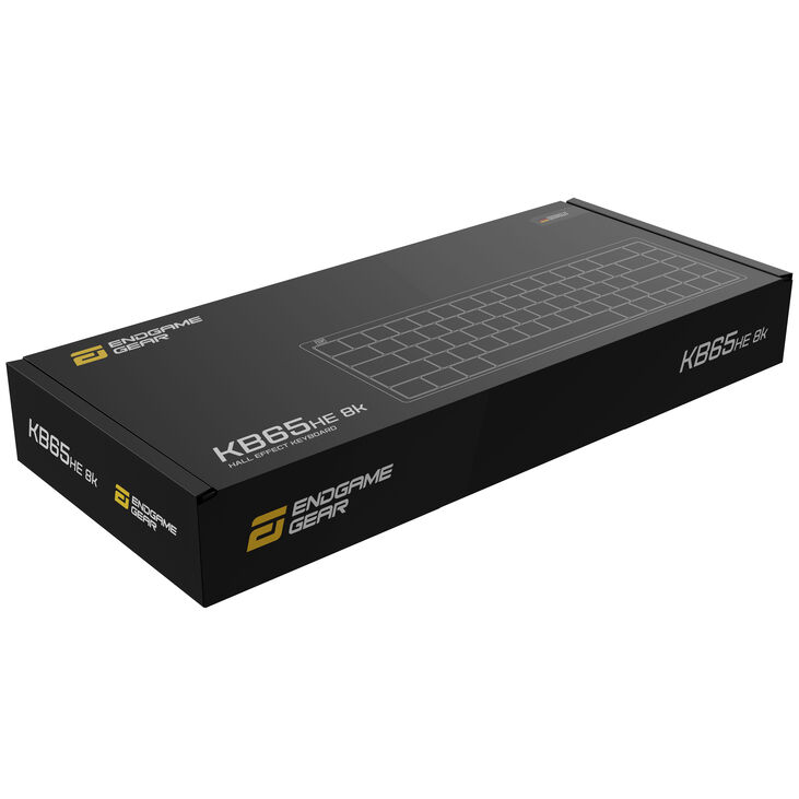 Endgame Gear KB65HE 8k Gaming Keyboard, Hall Effect, 8000Hz, 65%, RGB - Raesha Silent, ISO (German), Black image number 7